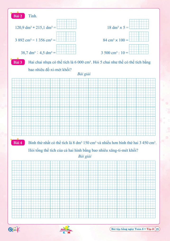 Bộ Bài Tập Hằng Ngày Toán 5 - Tập 2 (Kết Nối) - Ảnh 6