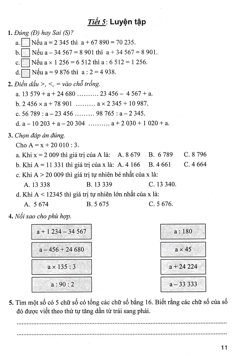 bộ bài tập hay và khó toán 4 - tập 1 (dùng chung cho các bộ sgk hiện hành) - Ảnh 10