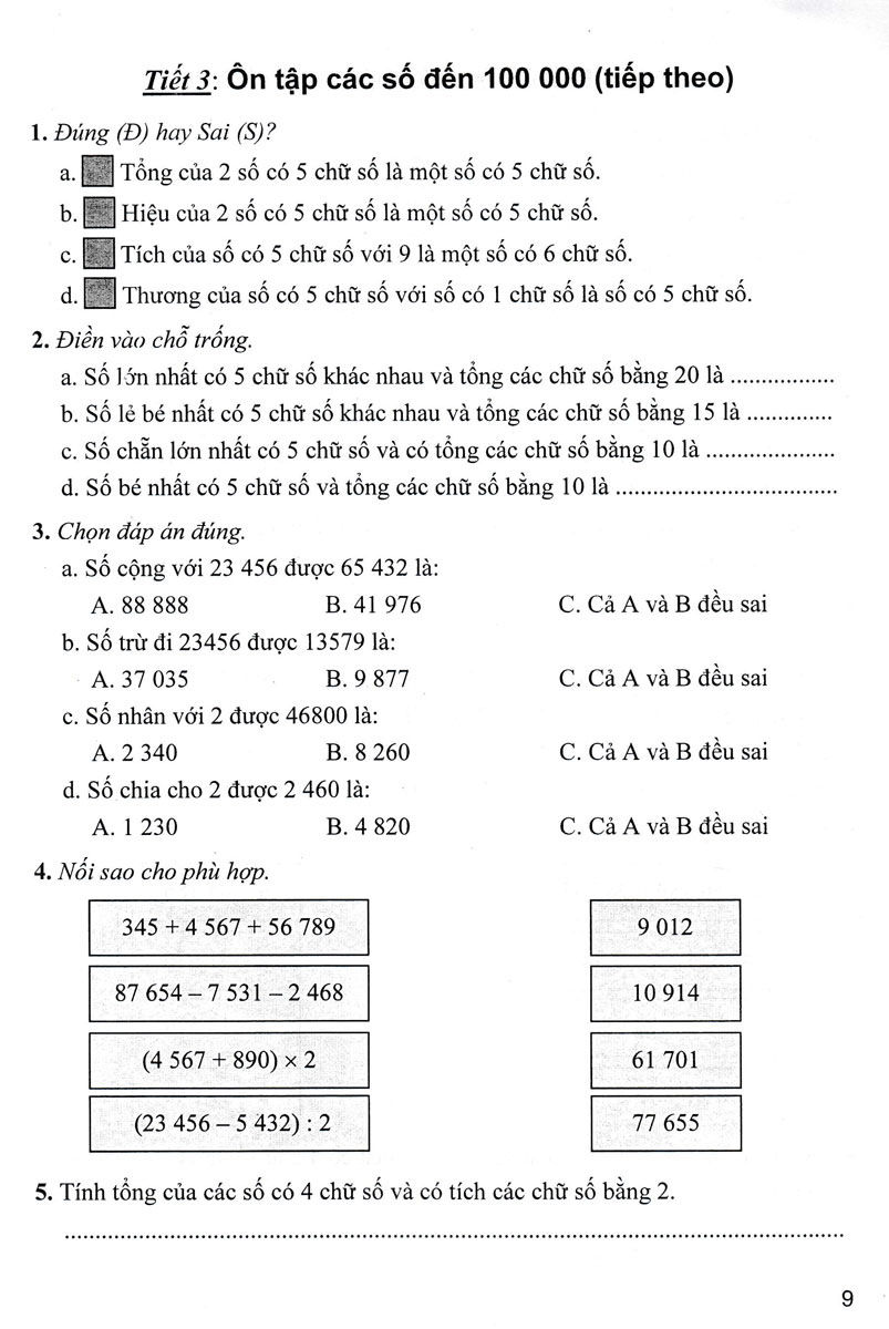 bộ bài tập hay và khó toán 4 - tập 1 (dùng chung cho các bộ sgk hiện hành) - Ảnh 8