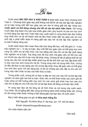bộ bài tập hay và khó toán 4 - tập 2 (dùng chung cho các bộ sgk hiện hành) - Ảnh 3