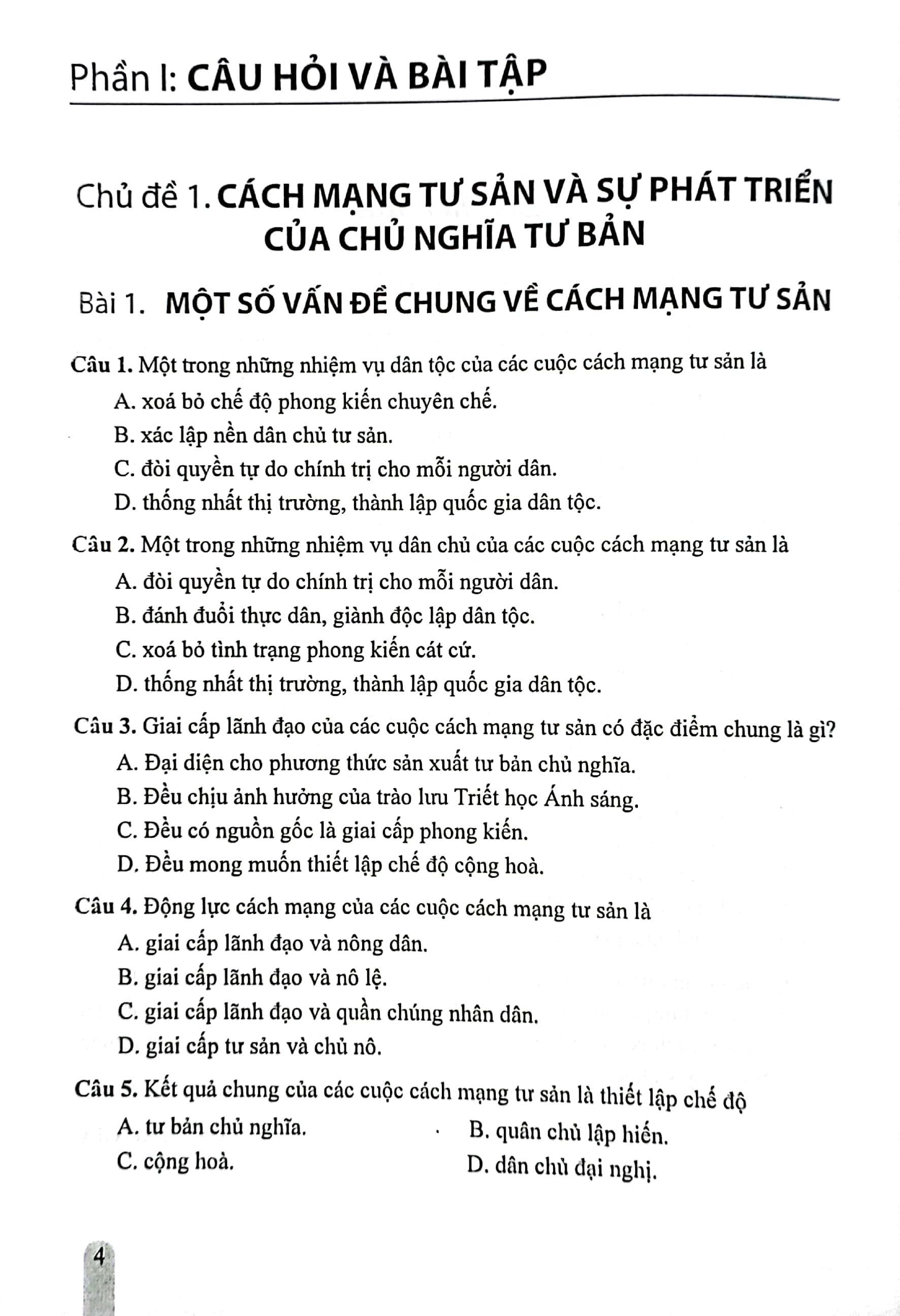 bộ bài tập lịch sử 11 (cánh diều) (chuẩn) - Ảnh 4