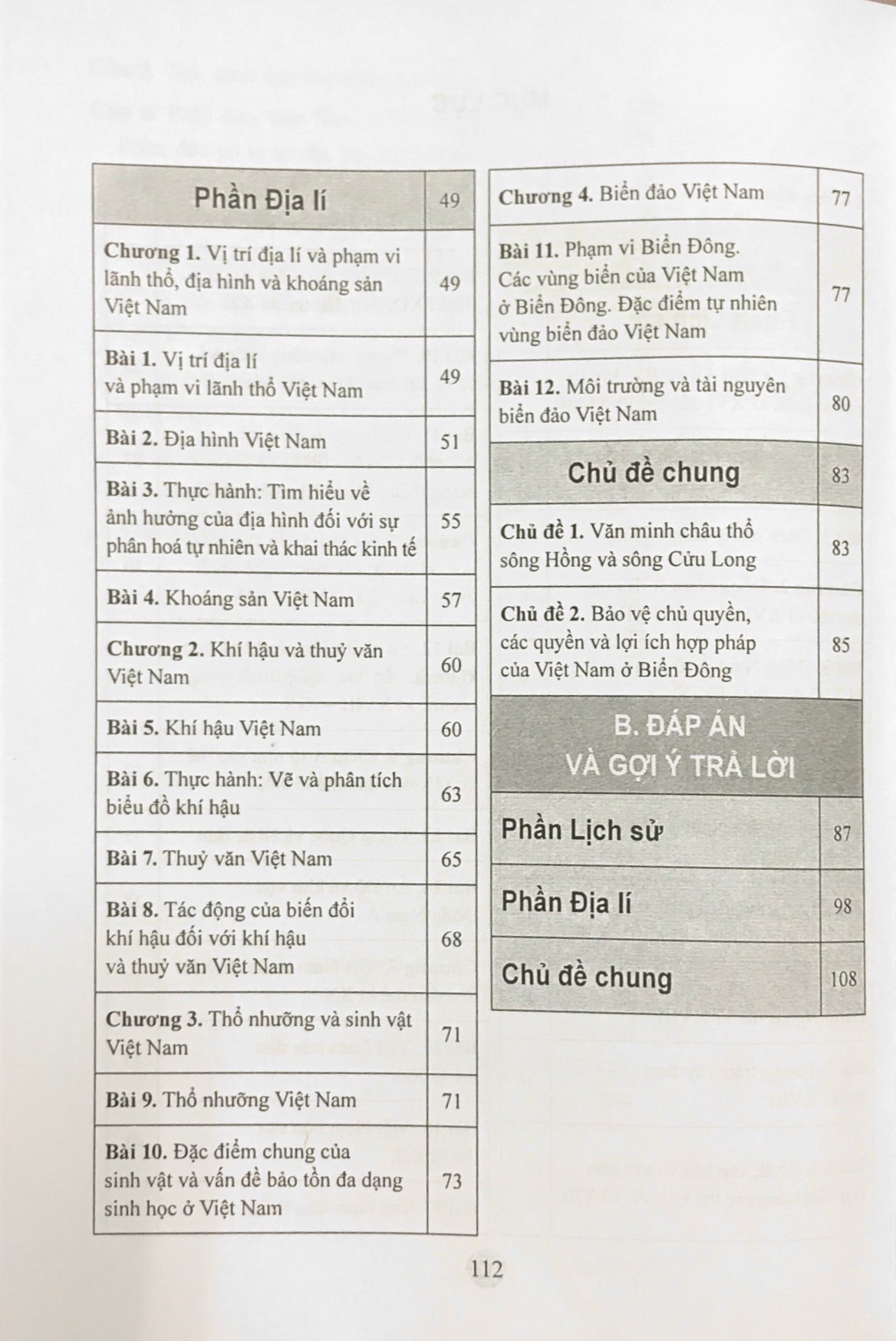 bộ bài tập lịch sử và địa lí 8 (cánh diều) (chuẩn) - Ảnh 7