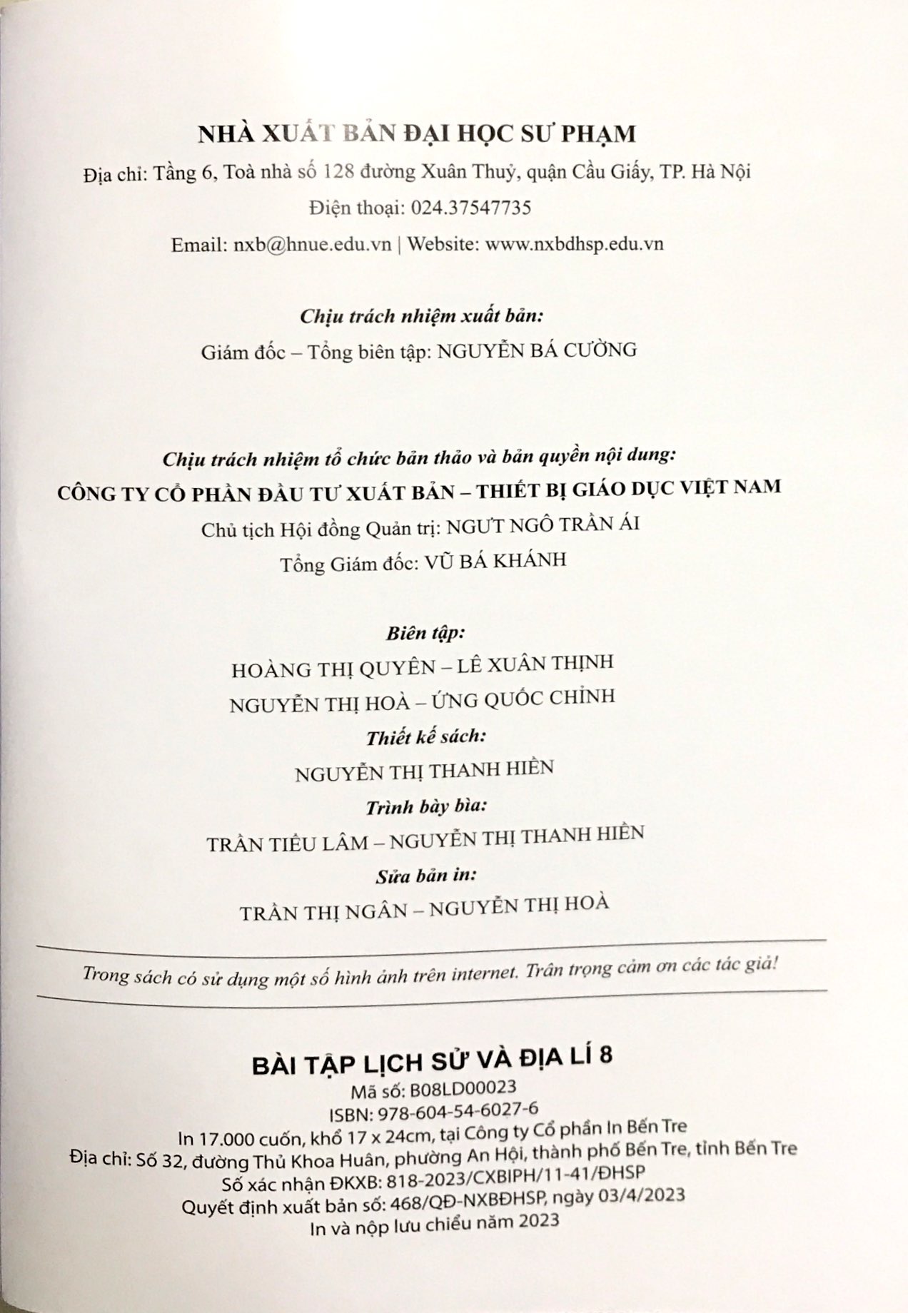 bộ bài tập lịch sử và địa lí 8 (cánh diều) (chuẩn) - Ảnh 8