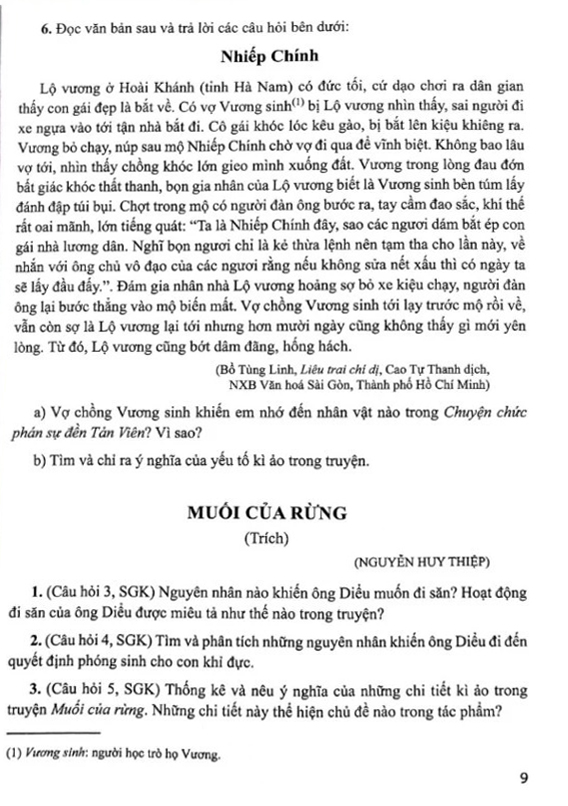 Bo
						
										
										Bai Tap Ngu Van 12 - Tap 1 (Canh Dieu) (Chuan) - Ảnh 9