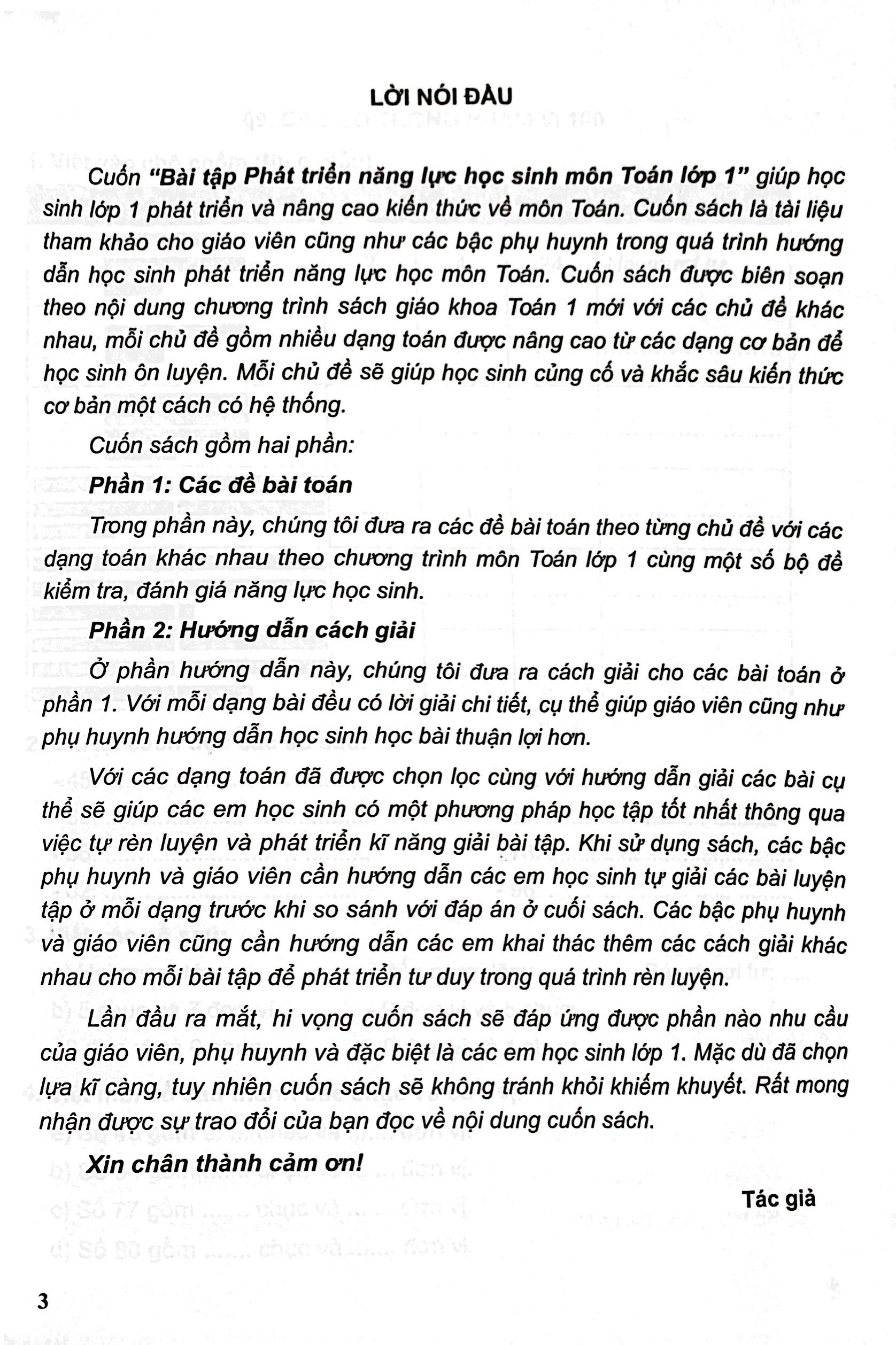bộ bài tập phát triển năng lực học sinh môn toán lớp 1 - tập 2 - Ảnh 3