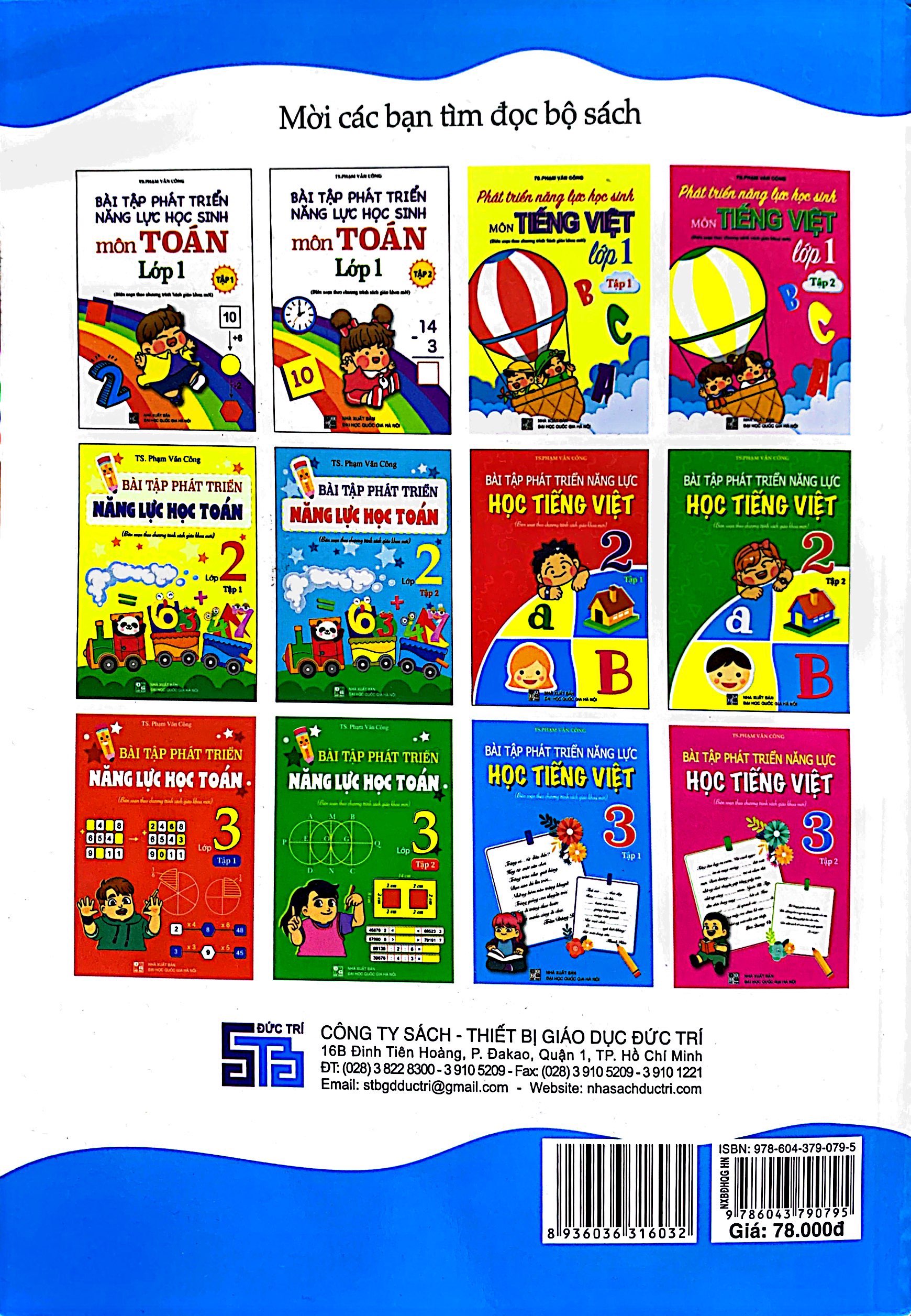 bộ bài tập phát triển năng lực học tiếng việt 3 - tập 1 - Ảnh 7