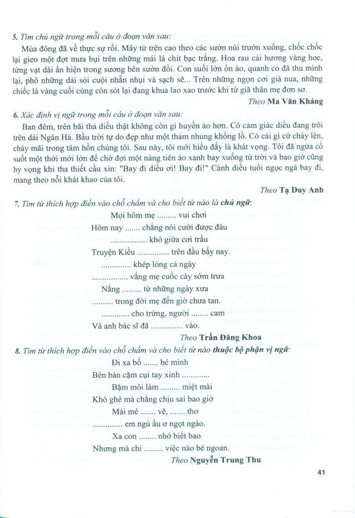 bộ bài tập phát triển năng lực học tiếng việt 4 - tập 1 (biên soạn theo chương trình sgk mới) - Ảnh 9
