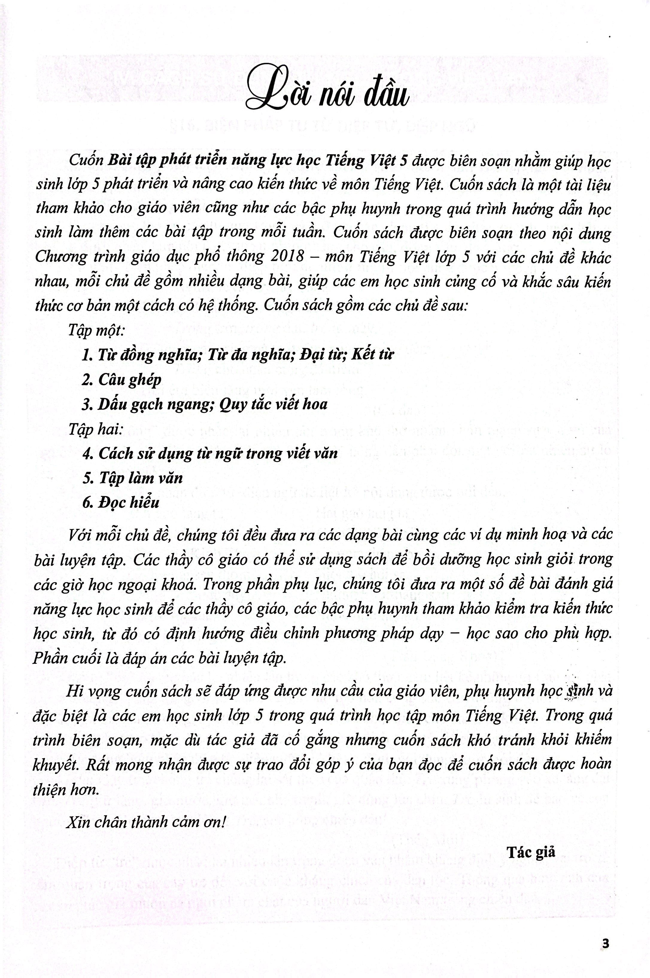 Bộ Bài Tập Phát Triển Năng Lực Học Tiếng Việt 5 - Tập 2 (Biên Soạn Theo Chương Trình Sách Giáo Khoa Mới) - Ảnh 3
