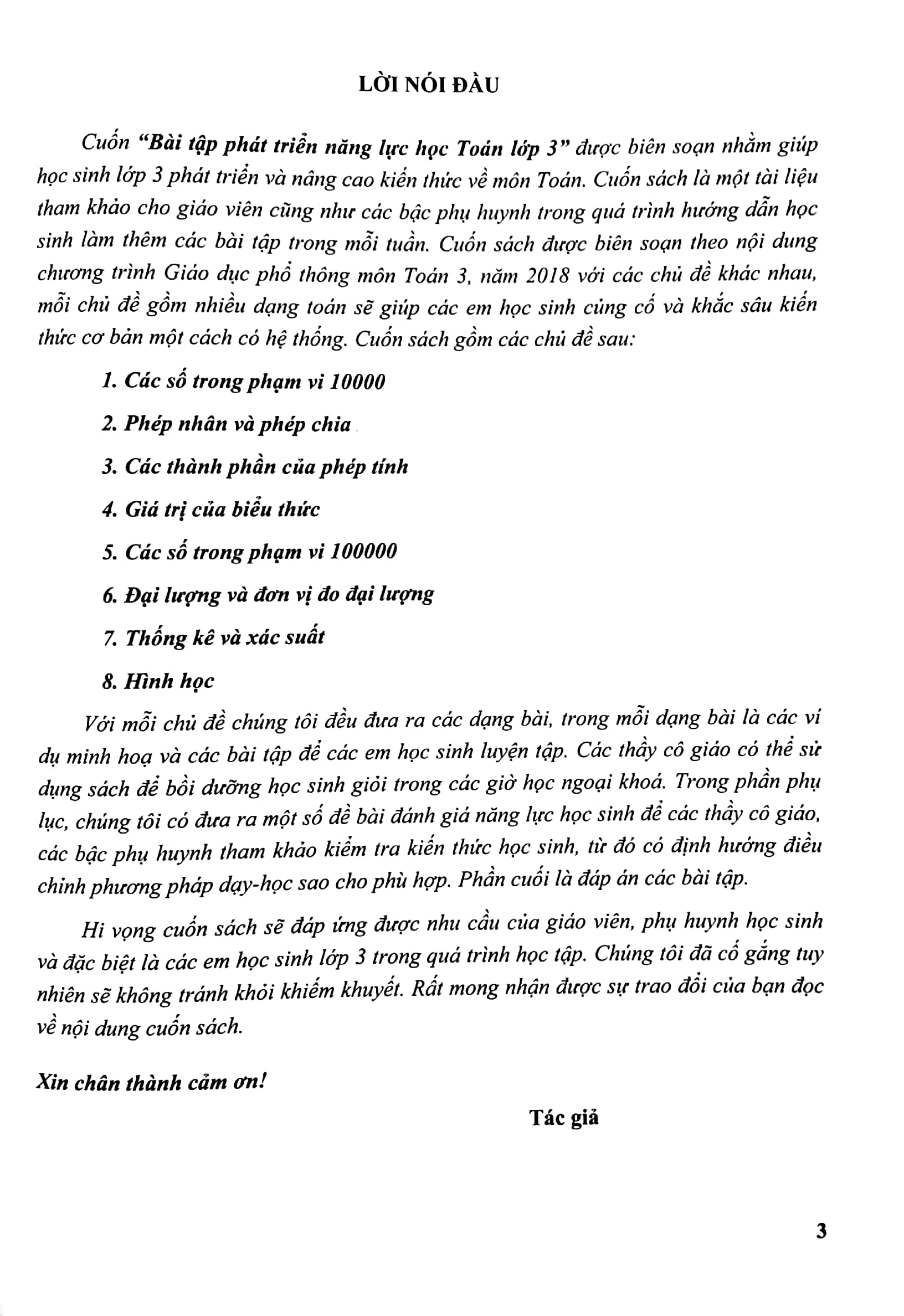 bộ bài tập phát triển năng lực học toán lớp 3 - tập 1 - Ảnh 4