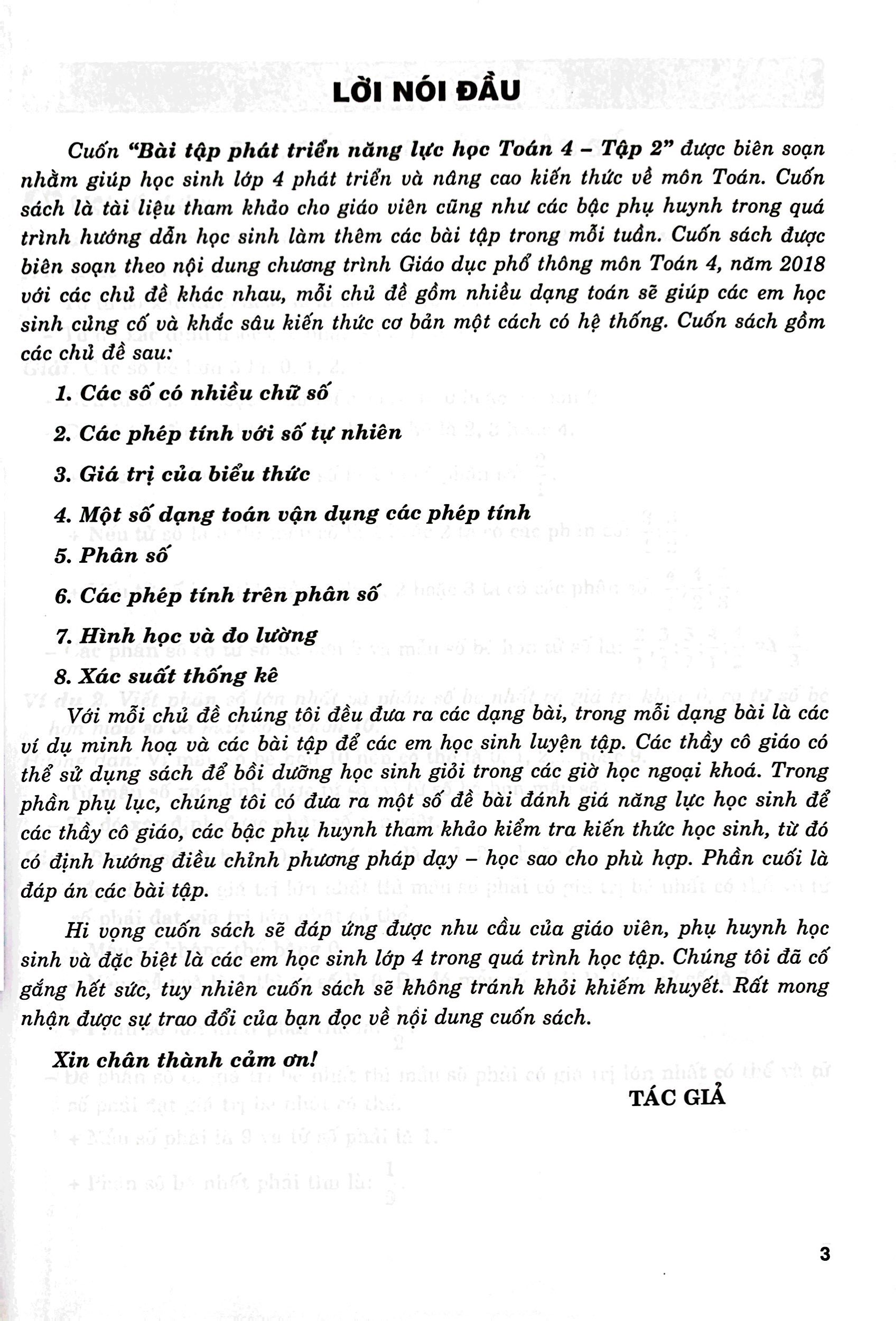 Bộ Bài Tập Phát Triển Năng Lực Học Toán Lớp 4 - Tập 2 (Biên Soạn Theo Chương Trình SGK Mới) - Ảnh 3