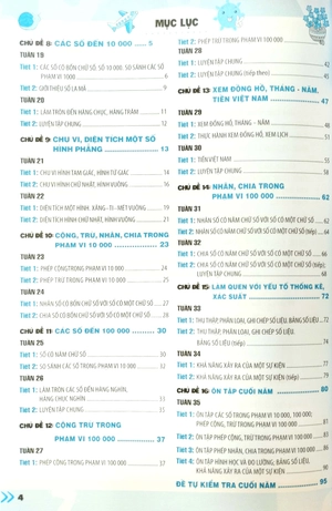 bộ bài tập thực hành cơ bản và nâng cao toán lớp 3 - tập 2 (theo chương trình giáo dục phổ thông mới) - Ảnh 4