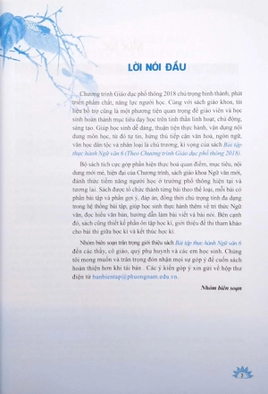 bộ bài tập thực hành ngữ văn lớp 6 - tập 2 (theo chương trình giáo dục phổ thông 2018) - Ảnh 3