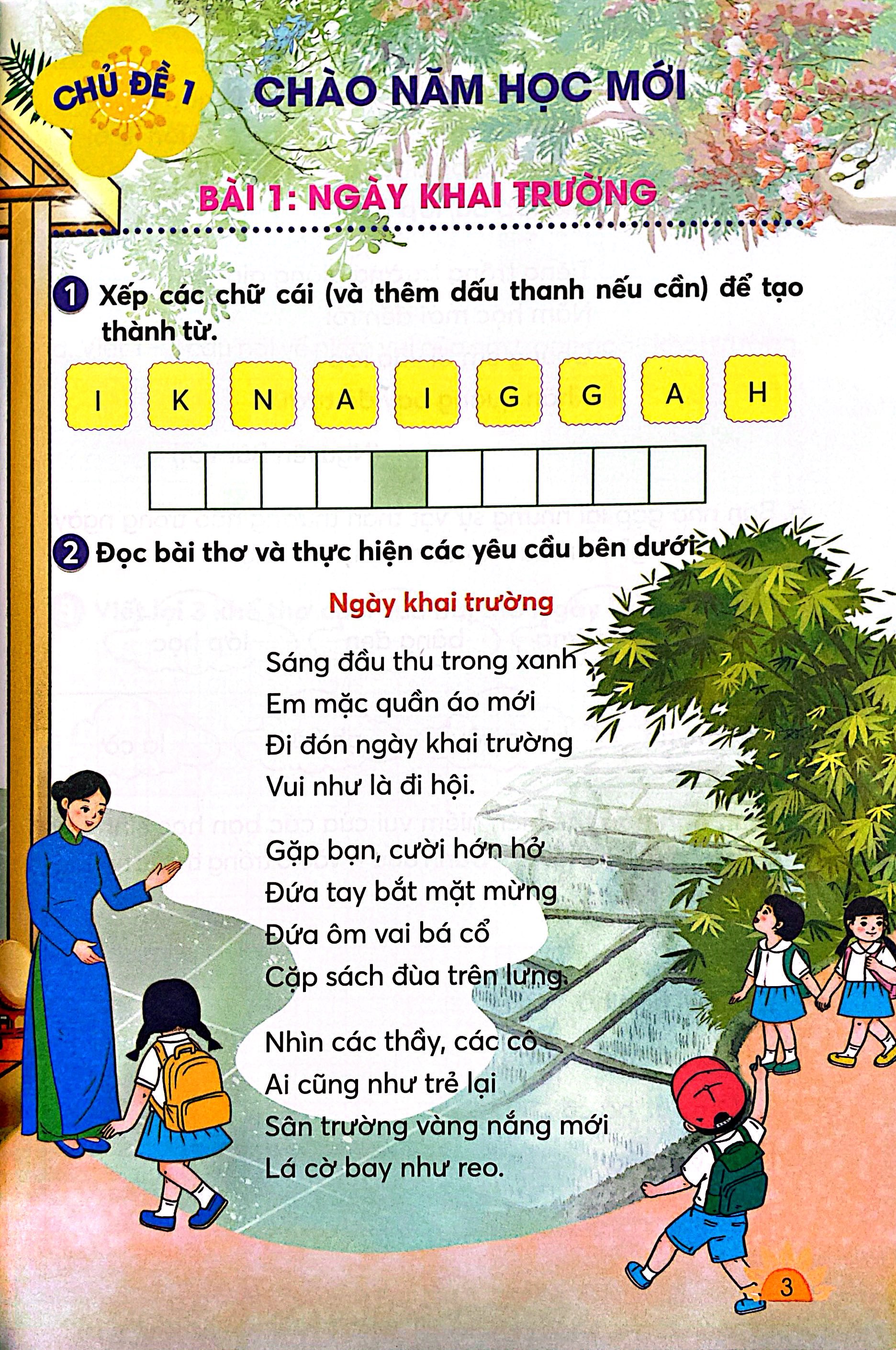 Bộ
						
										
										Bài Tập Thực Hành Tiếng Việt 3 - Tập 1 (Theo Chương Trình Giáo Dục Phổ Thông 2018) - Ảnh 5