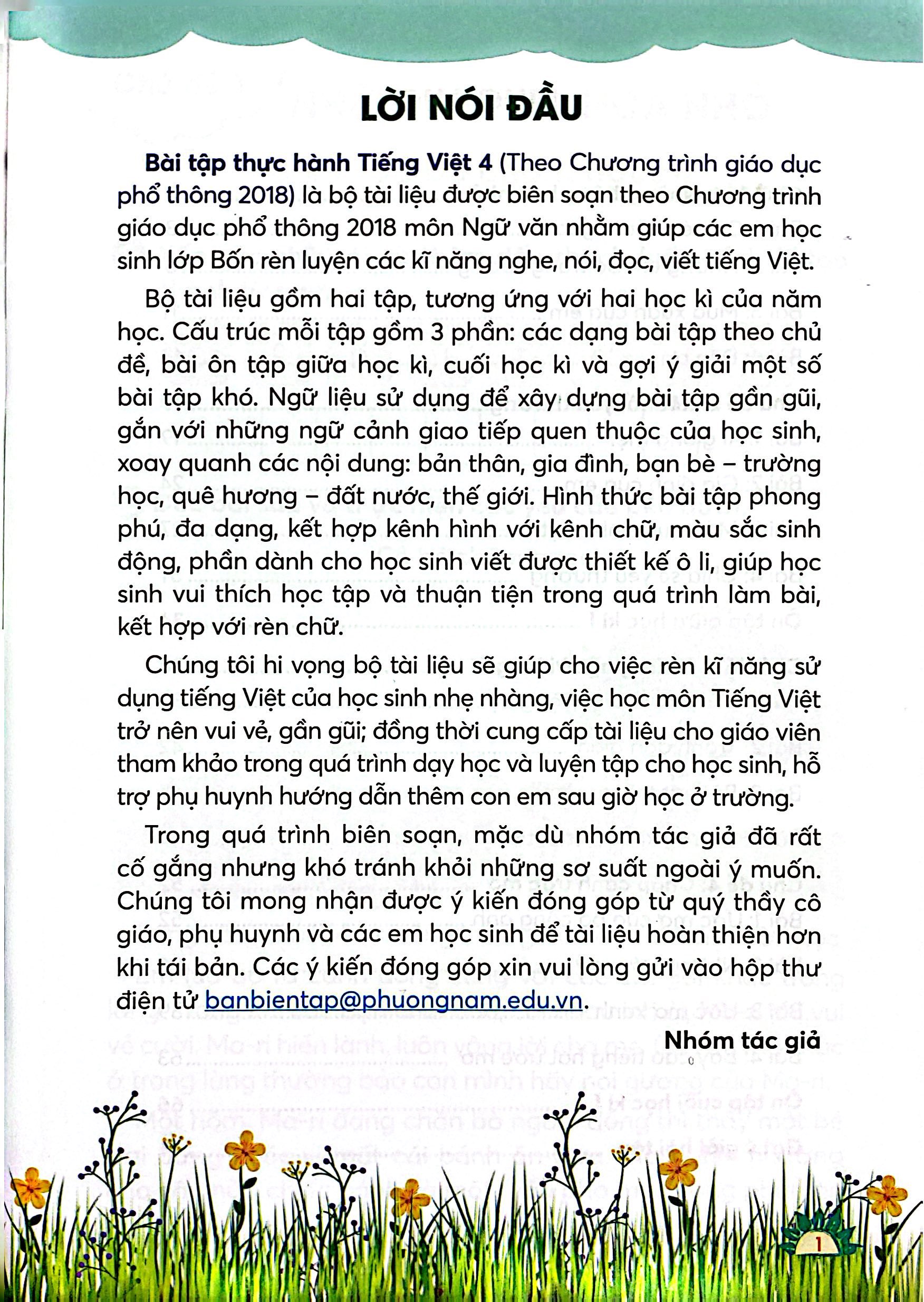 Bộ
						
										
										Bài Tập Thực Hành Tiếng Việt 4 - Tập 1 (Theo Chương Trình Giáo Dục Phổ Thông 2018) - Ảnh 3