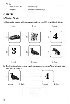 bộ bài tập tiếng anh 1 (biên soạn theo bộ sách family and friends 1 national edition) - Ảnh 9