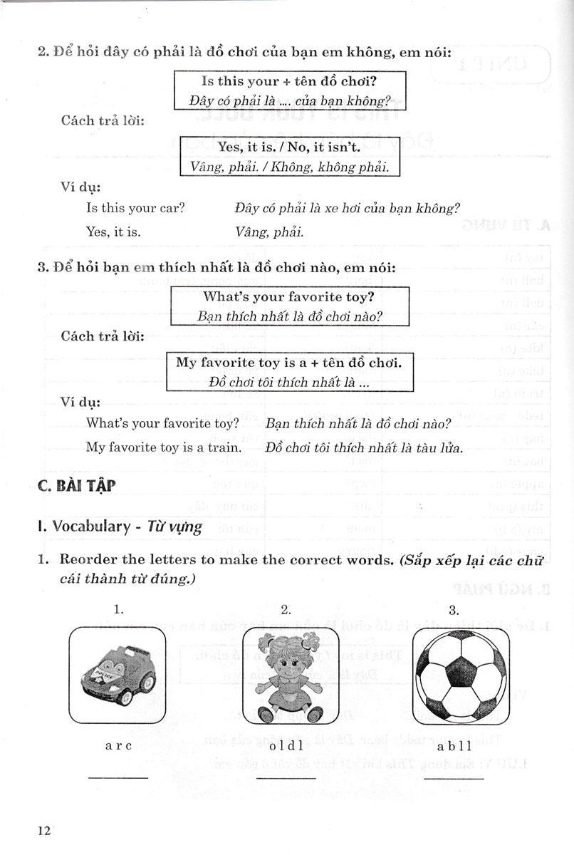 Bộ
						
										
										Bài Tập Tiếng Anh 3 (Family And Friends 3 - National Edition) - Ảnh 7