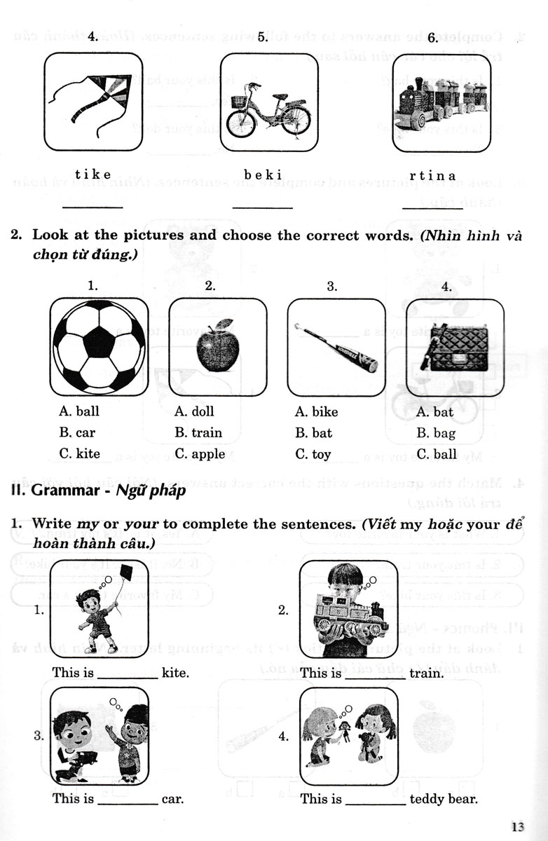 Bộ
						
										
										Bài Tập Tiếng Anh 3 (Family And Friends 3 - National Edition) - Ảnh 8