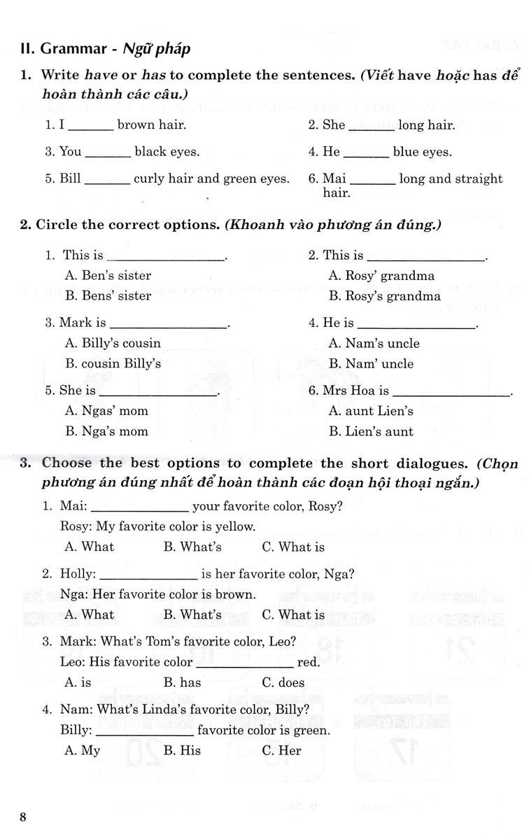 bộ bài tập tiếng anh 4 (biên soạn theo bộ sách family and friends 4 national edition) - Ảnh 7