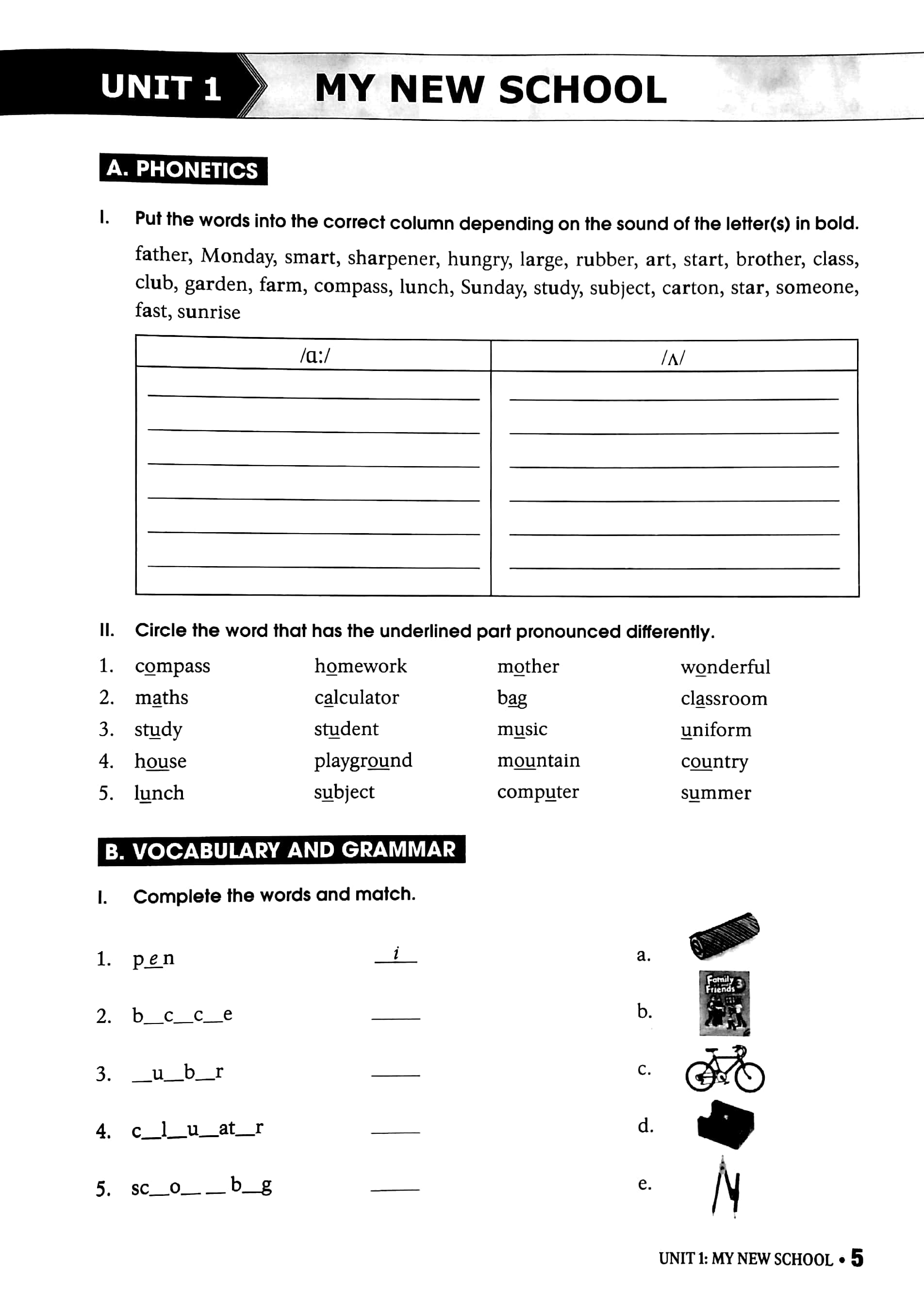 bộ bài tập tiếng anh 6 - tập 1 (có đáp án) - dùng kèm sgk tiếng anh 6 global success (2022) - Ảnh 5