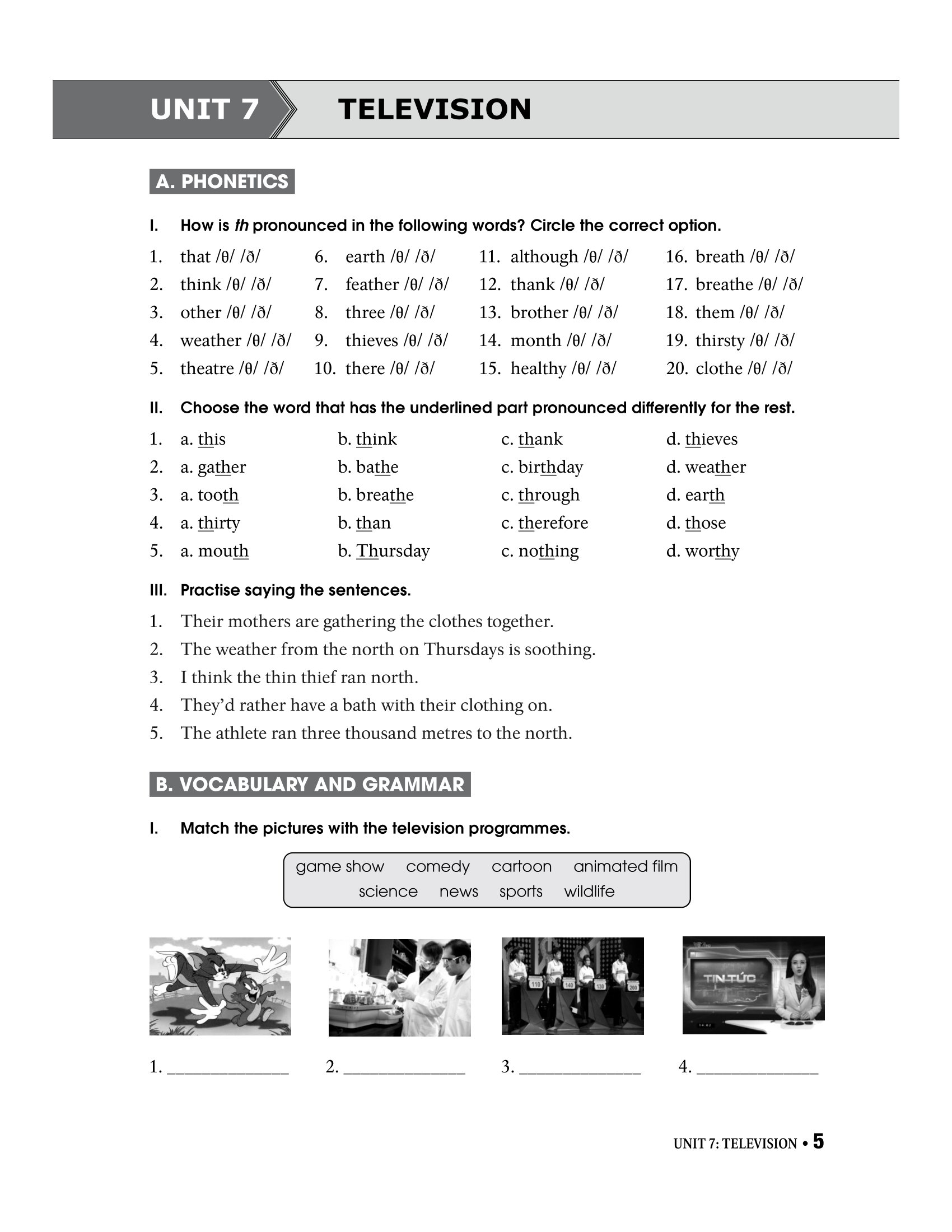 bộ bài tập tiếng anh lớp 6 tập 2 (không đáp án) - dùng kèm sgk global success - Ảnh 6