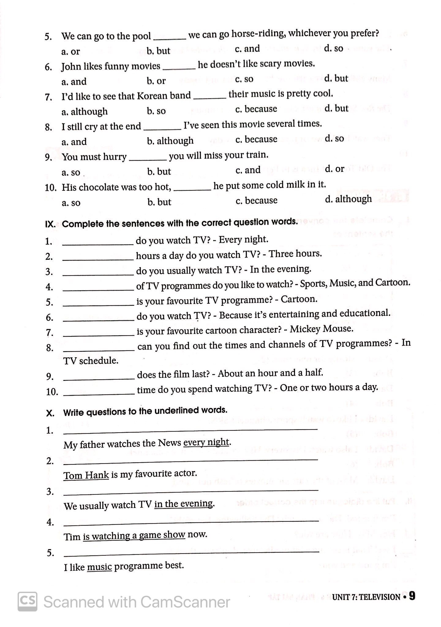 bộ bài tập tiếng anh lớp 6 tập 2 (không đáp án) - theo chương trình mới của bộ gd và đào tạo - Ảnh 9