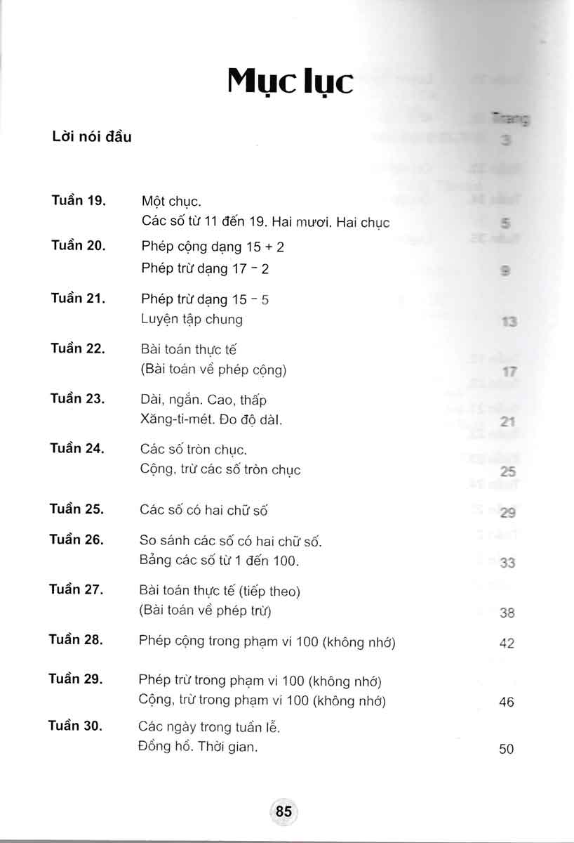 bộ bài tập toán 1 - tập 2 (hai buổi trong ngày) - theo chương trình tiểu học mới - Ảnh 5