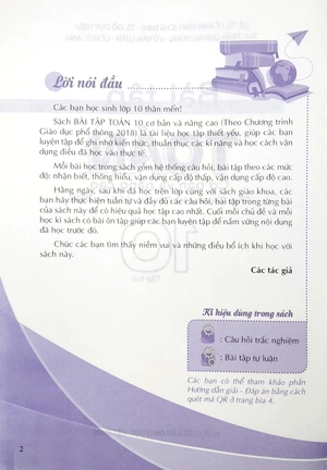 bộ bài tập toán cơ bản và nâng cao 10 - tập 2 (theo chương trình giáo dục phổ thông 2018) - Ảnh 3