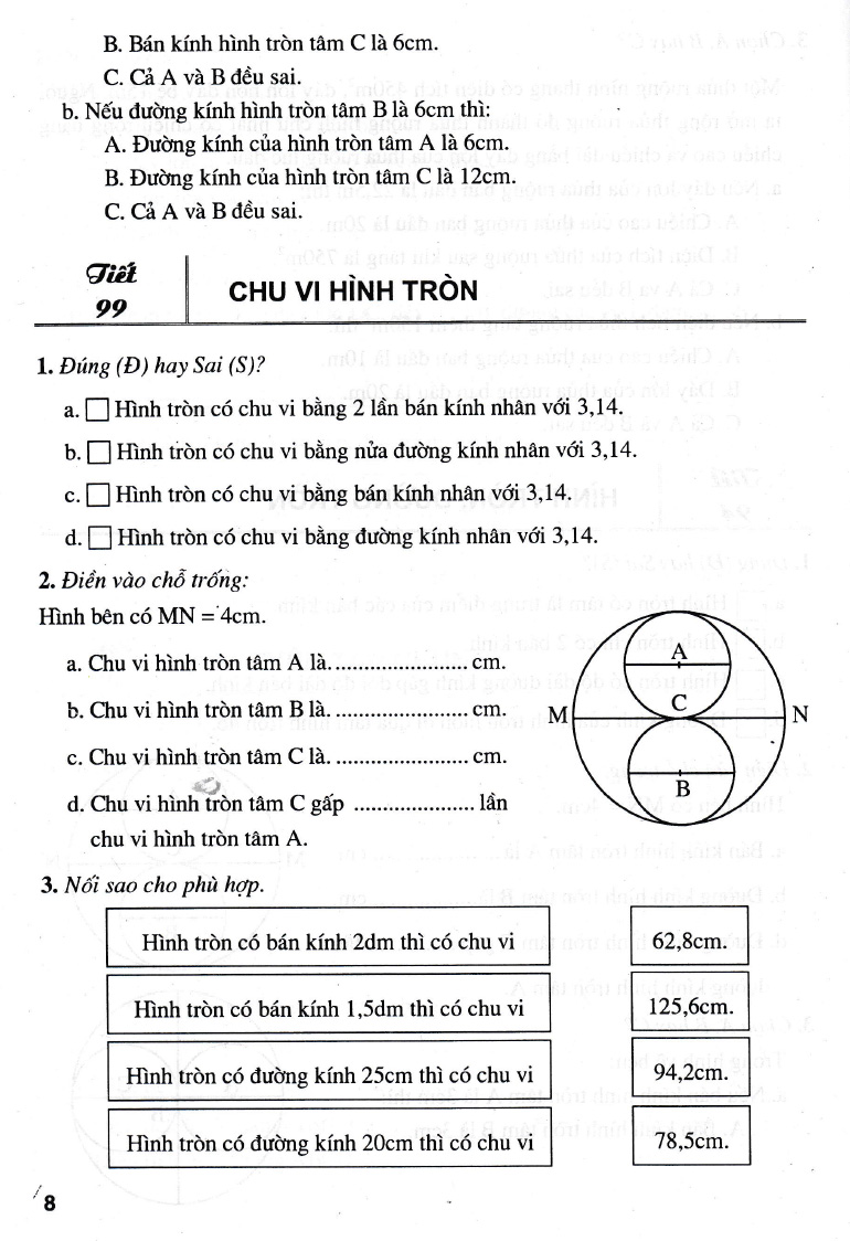 bộ bài tập trắc nghiệm hay và khó toán 5 - tập 2 - Ảnh 8