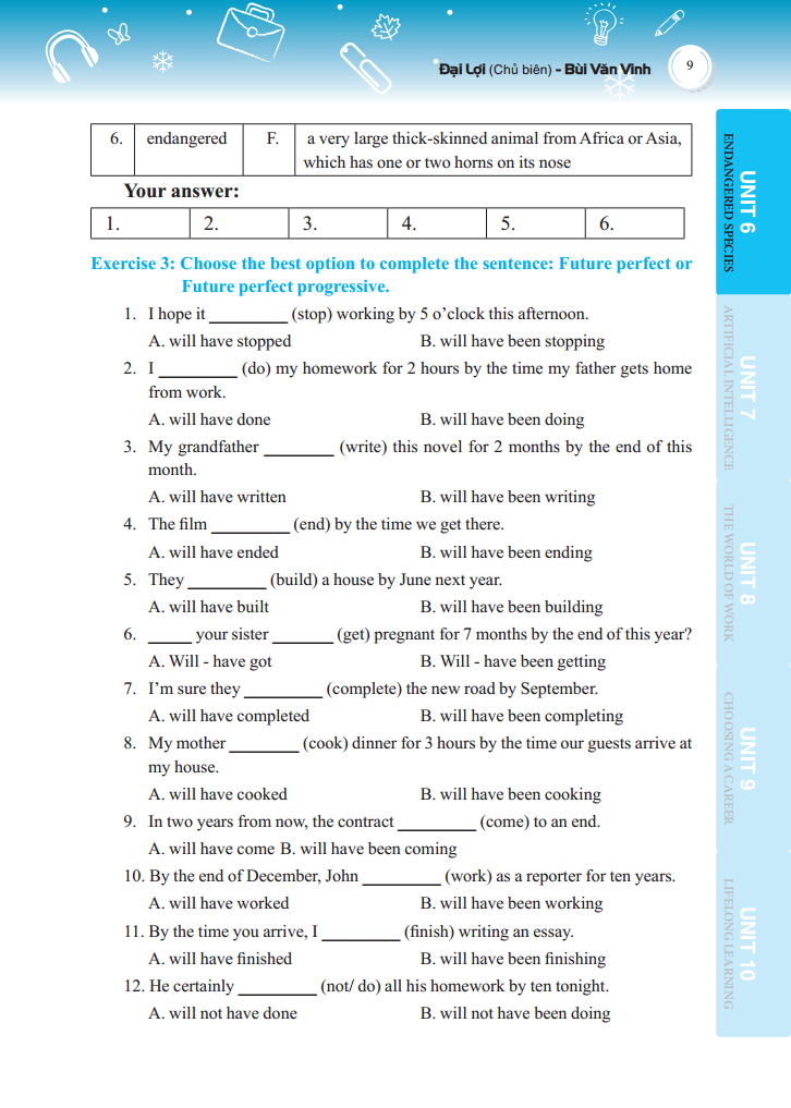 bộ bài tập trắc nghiệm tiếng anh lớp 12 tập 2- có đáp án - Ảnh 6