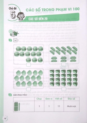 bộ bài tập trắc nghiệm toán lớp 1 - tập 2 (theo chương trình giáo dục phổ thông 2018) - Ảnh 5
