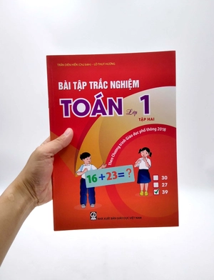 bộ bài tập trắc nghiệm toán lớp 1 - tập 2 (theo chương trình giáo dục phổ thông 2018) - Ảnh 7