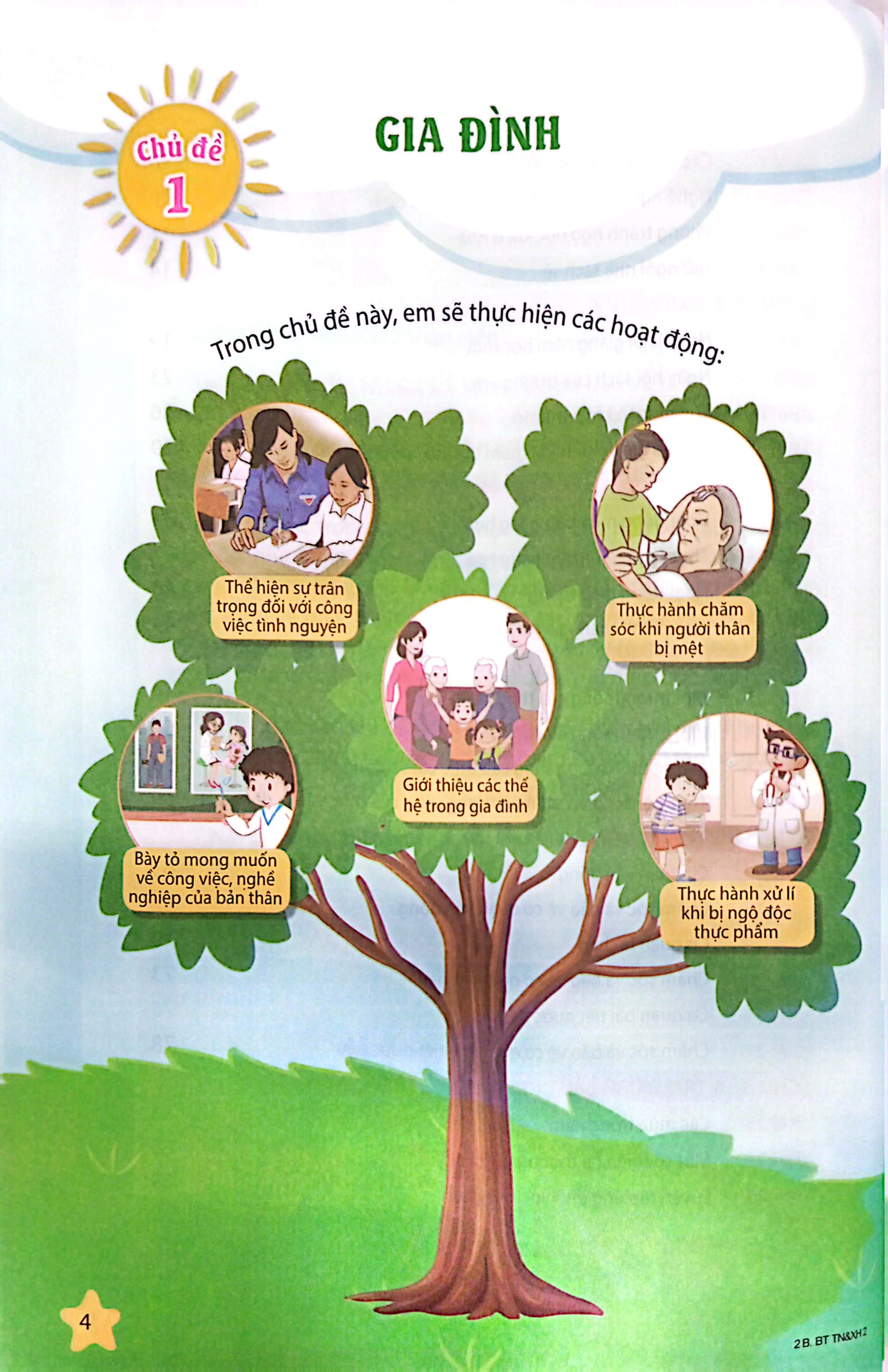 bộ bài tập tự nhiên và xã hội 2 cơ bản và nâng cao - Ảnh 4