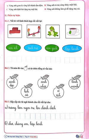 bộ bài tập tuần tiếng việt 1 - tập 2 (cánh diều) (2022) - Ảnh 4
