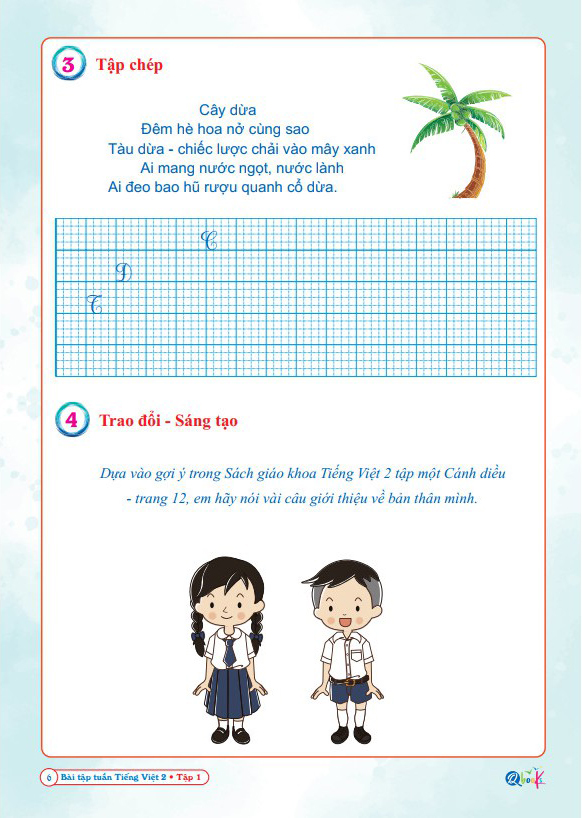 Bộ Bài Tập Tuần Tiếng Việt 2 - Tập 1 (Biên Soạn Theo Chương Trình SGK Cánh Diều) - Ảnh 7