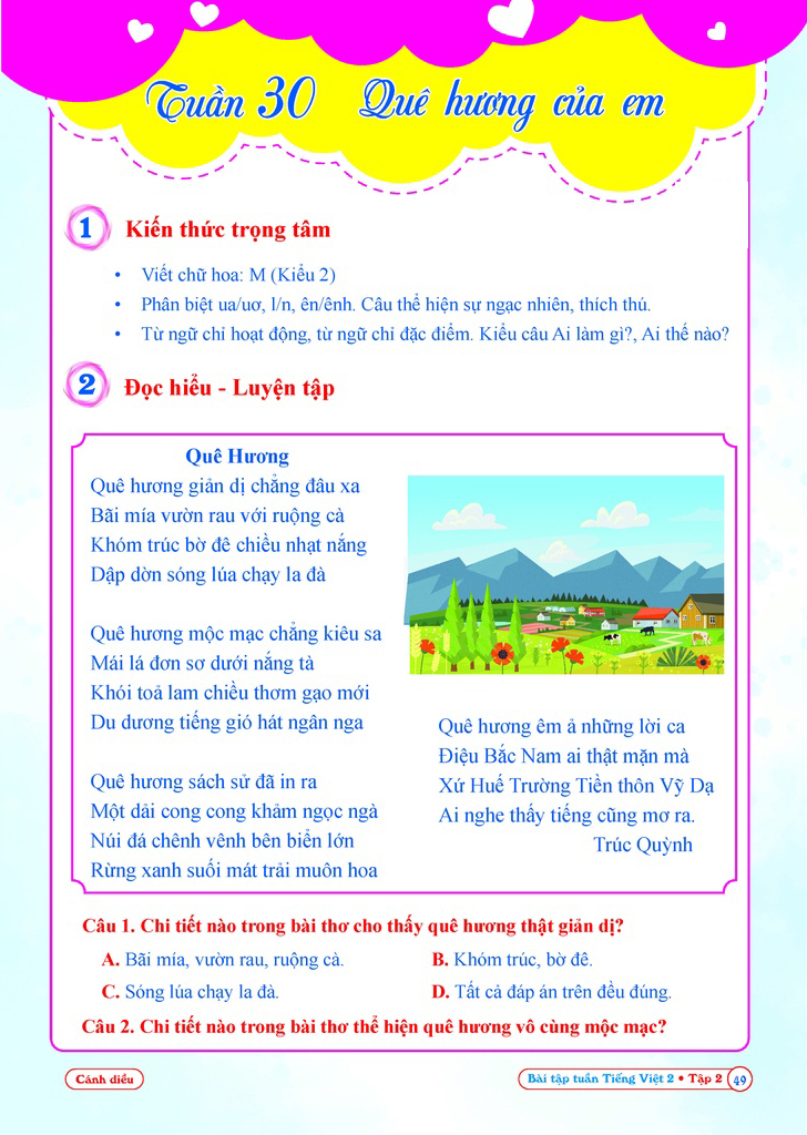 Bộ Bài Tập Tuần Tiếng Việt 2 - Tập 2 (Cánh Diều) - Ảnh 4