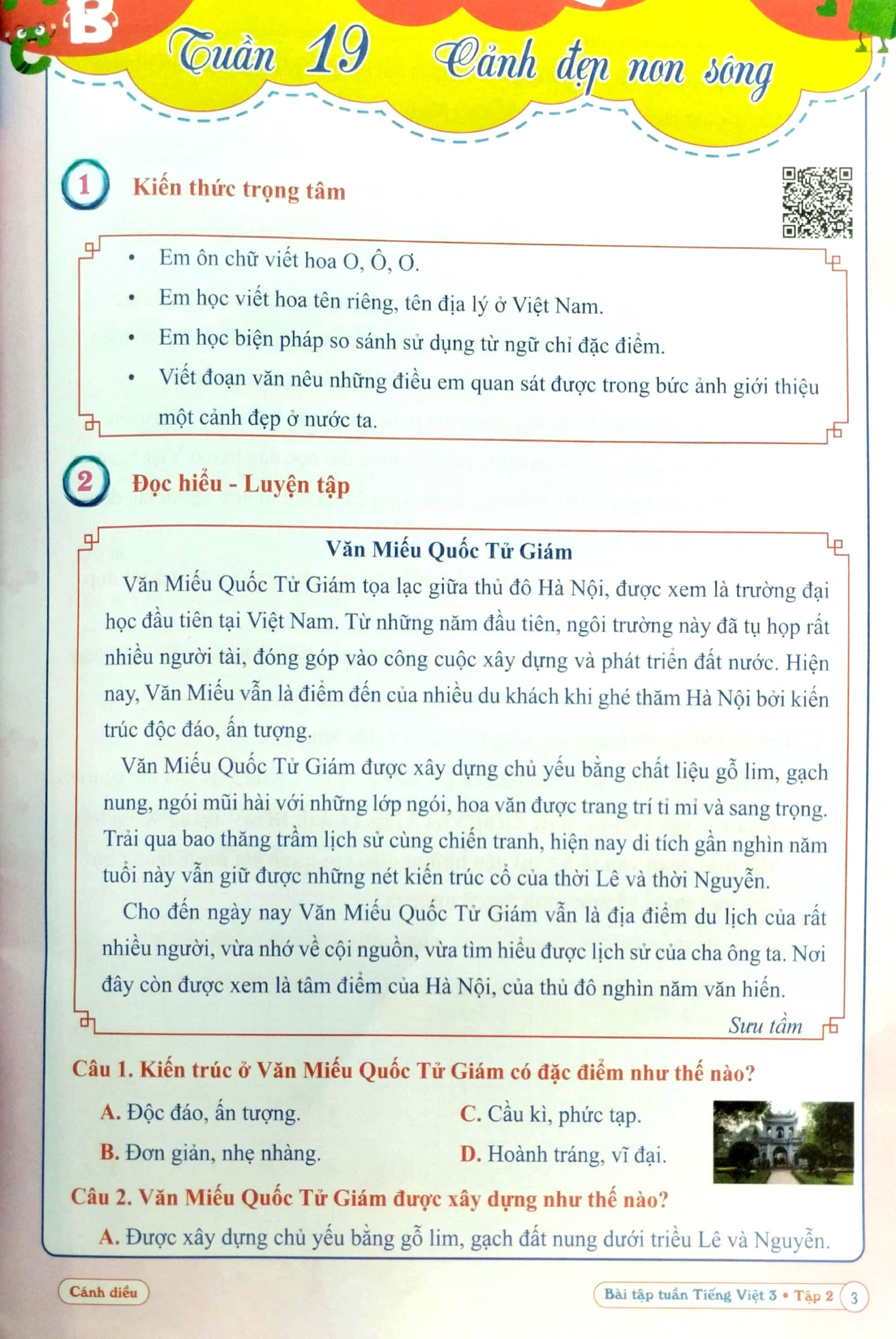 bộ bài tập tuần tiếng việt 3 - tập 2 (cánh diều) (2022) - Ảnh 4