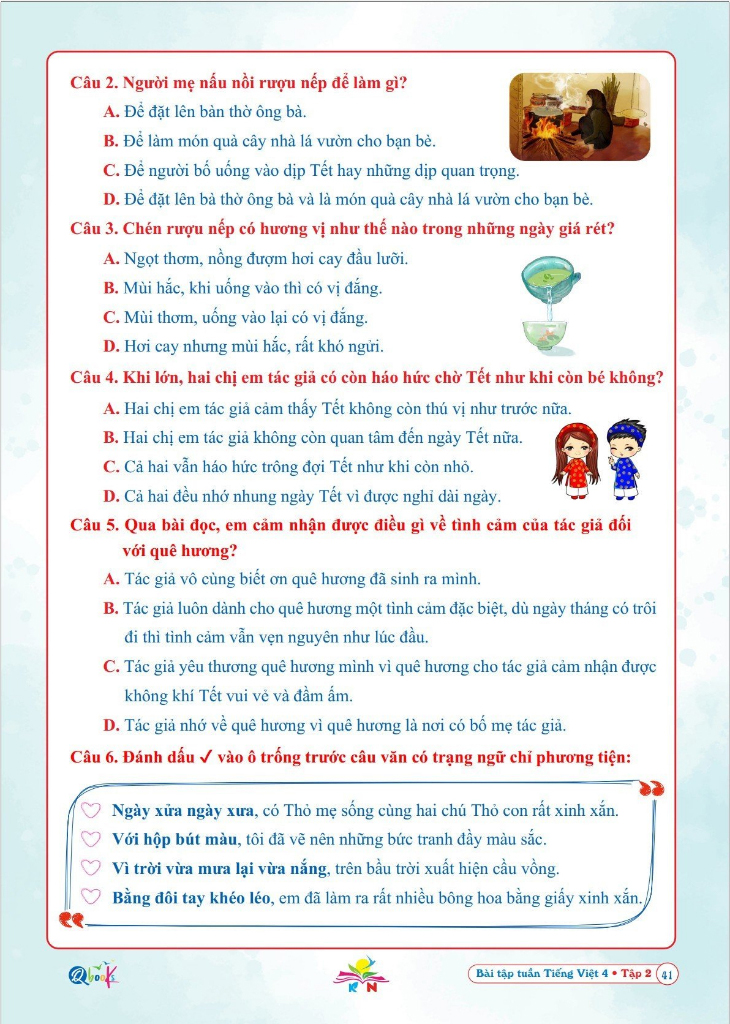 Bộ Bài Tập Tuần Tiếng Việt 4 - Tập 2 (Kết Nối Tri Thức Với Cuộc Sống) - Ảnh 5