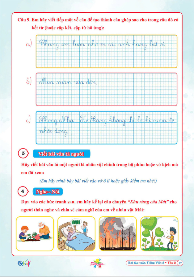 Bộ Bài Tập Tuần Tiếng Việt 5 - Tập 2 (Kết Nối) - Ảnh 7