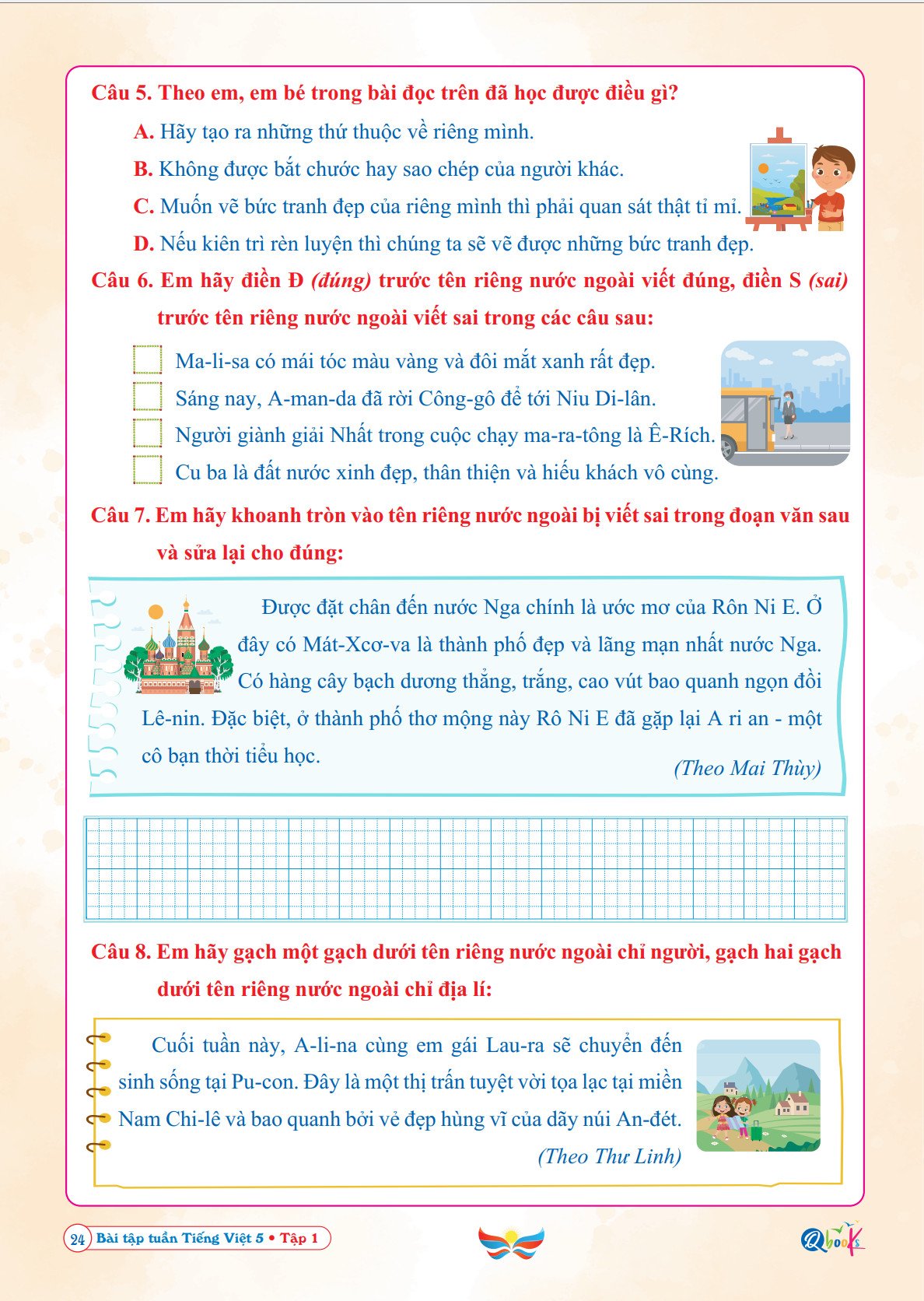 Bộ Bài Tập Tuần Tiếng Việt Lớp 5 - Tập 1 (Cánh Diều) - Ảnh 9