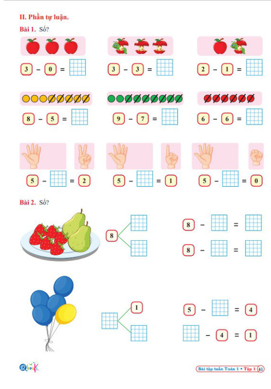 Bộ Bài Tập Tuần Toán 1 Tập 1 (Kết Nối Tri Thức Với Cuộc Sống) - Ảnh 7