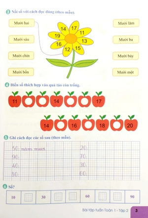 bộ bài tập tuần toán 1 - tập 2 (bộ sách kết nối tri thức với cuộc sống) - Ảnh 5