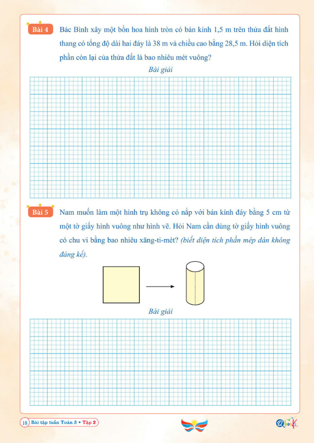 Bộ Bài Tập Tuần Toán 5 - Tập 2 (Cánh Diều) - Ảnh 7