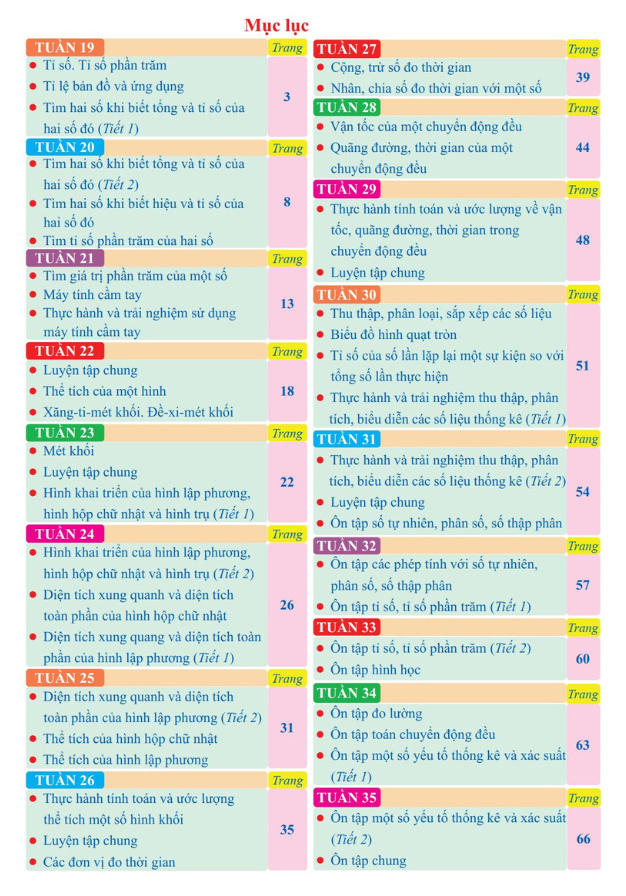 Bộ Bài Tập Tuần Toán 5 - Tập 2 (Kết Nối) - Ảnh 3