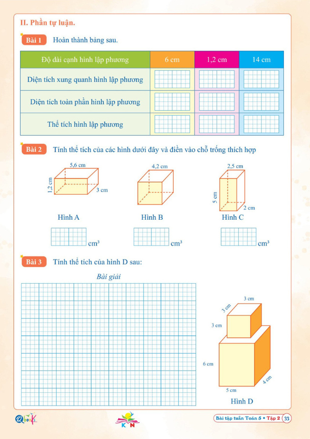 Bộ Bài Tập Tuần Toán 5 - Tập 2 (Kết Nối) - Ảnh 4