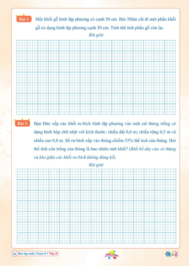 Bộ Bài Tập Tuần Toán 5 - Tập 2 (Kết Nối) - Ảnh 7