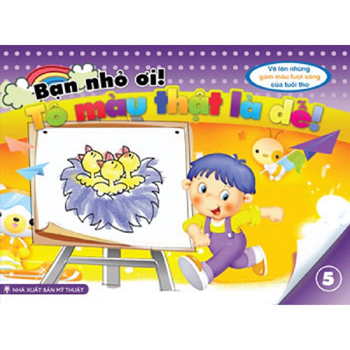 bộ bạn nhỏ ơi, tô màu thật là dễ - tập 5 - Ảnh 2