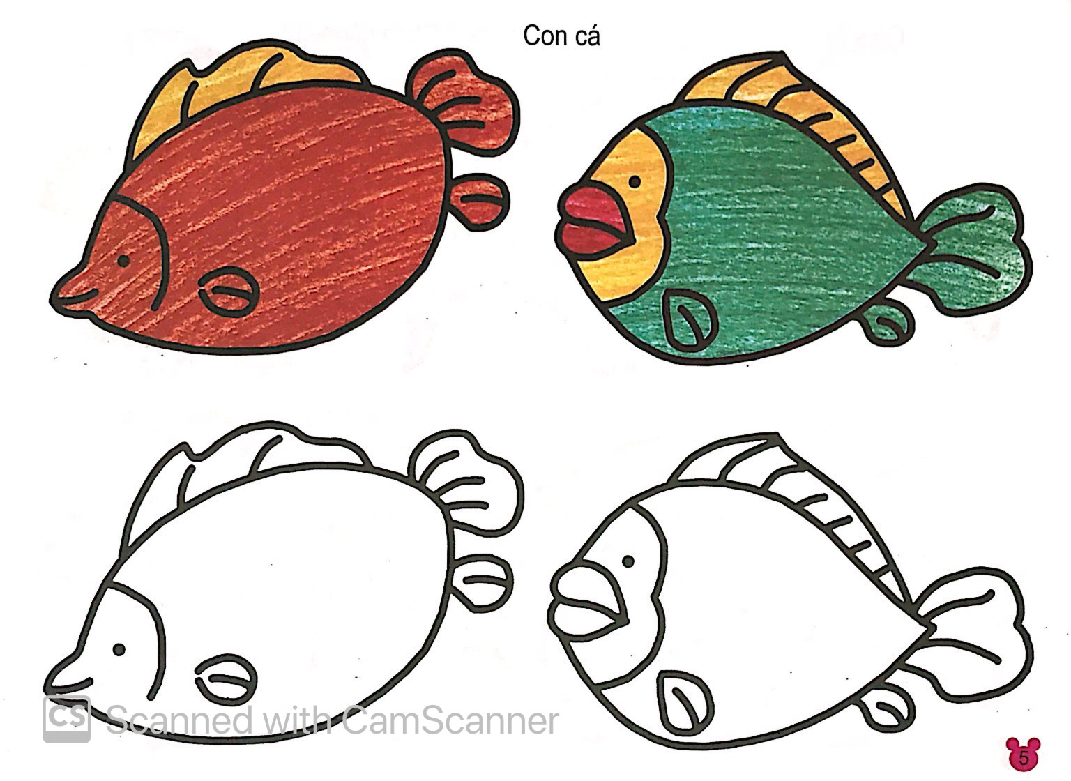 bộ bạn nhỏ ơi, tô màu thật là dễ - tập 7 - Ảnh 5