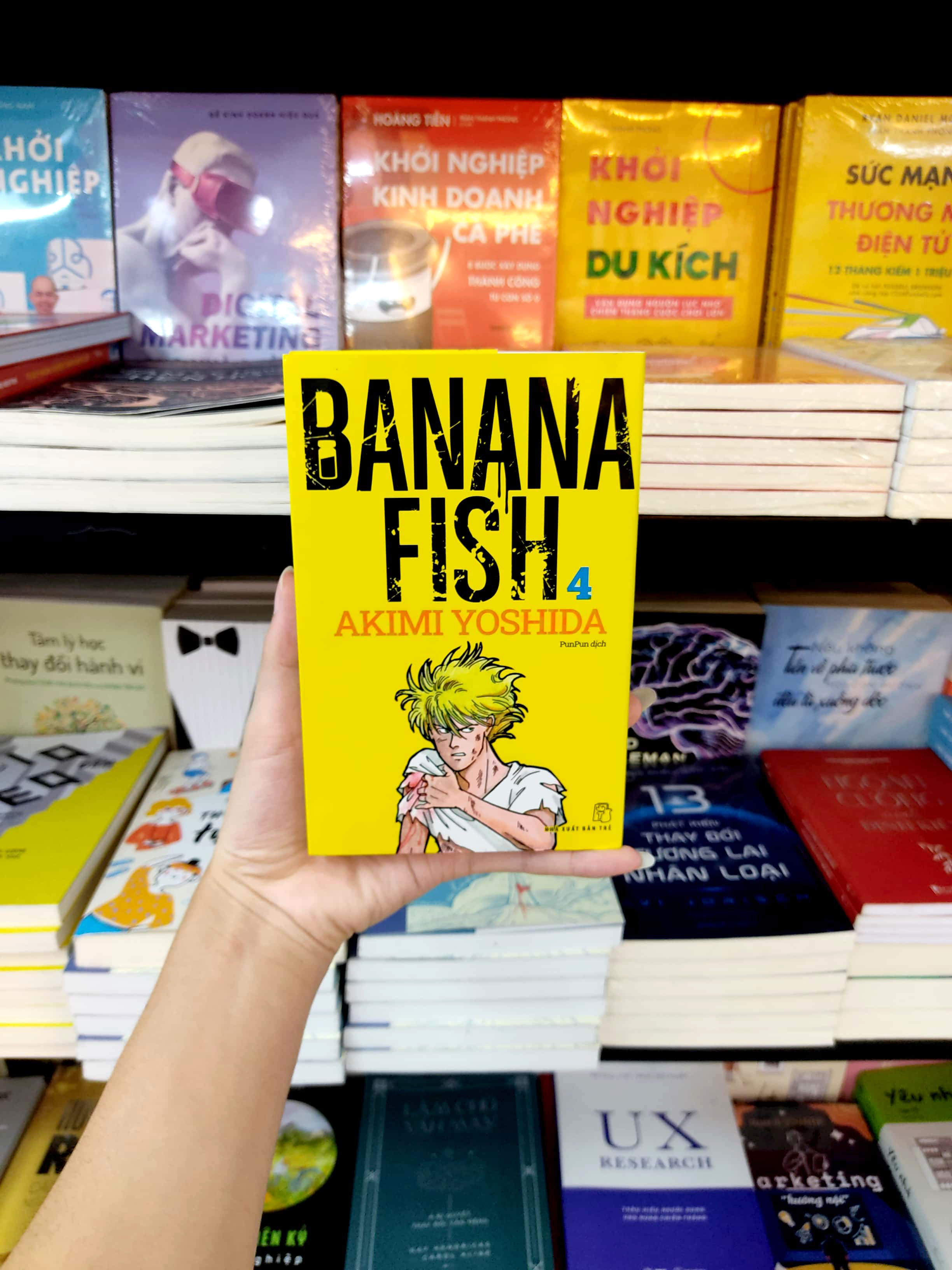 bộ banana fish - tập 4 - tặng kèm postcard giấy - Ảnh 9