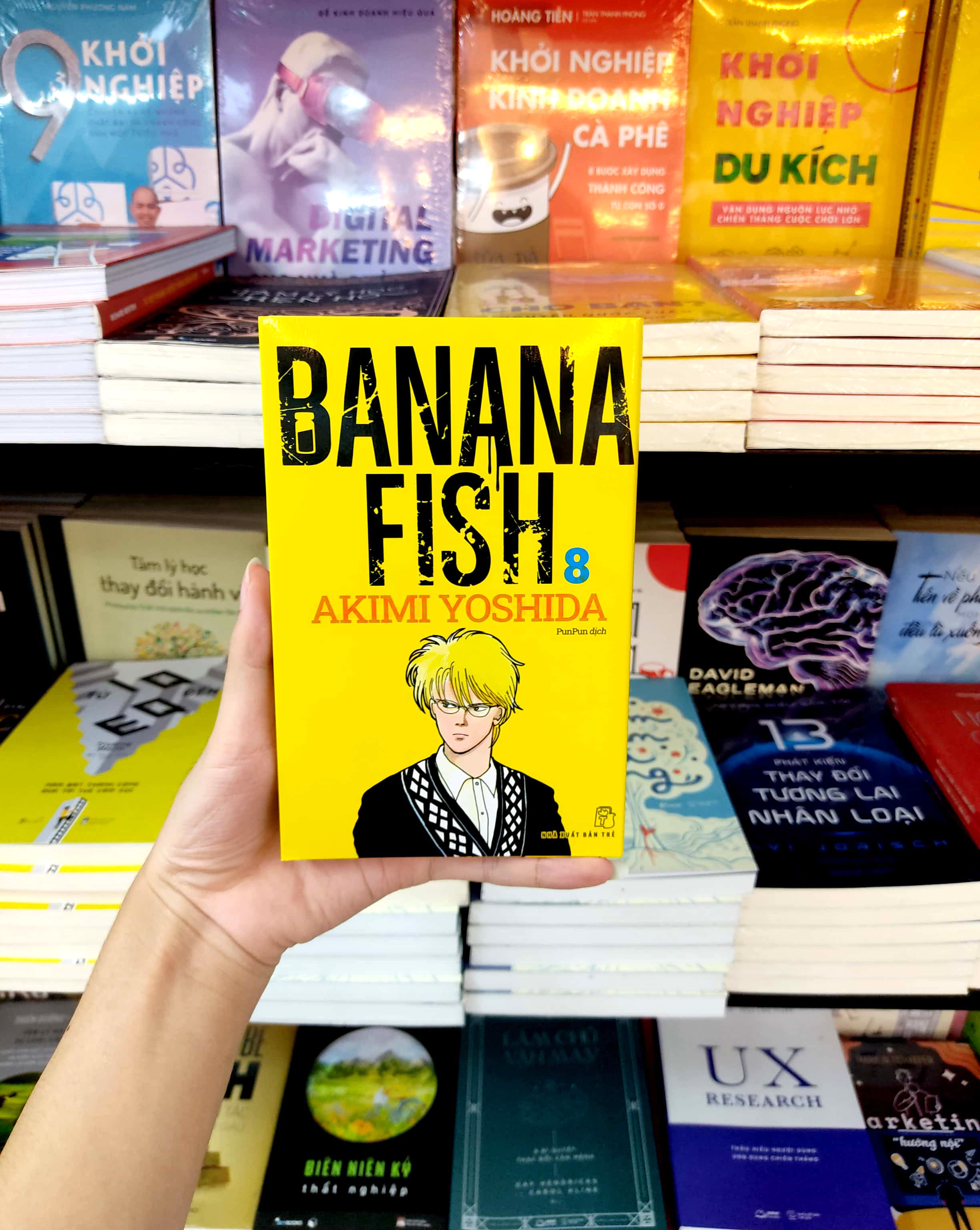 bộ banana fish - tập 8 - tặng kèm postcard giấy - Ảnh 9