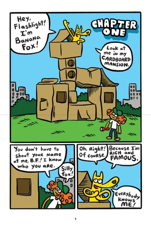 bộ banana fox #2: banana fox and the book-eating robot: a graphix chapters book - Ảnh 5